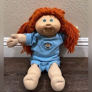 CPK cabbage patch kids orange hair with dimple 1978 1982